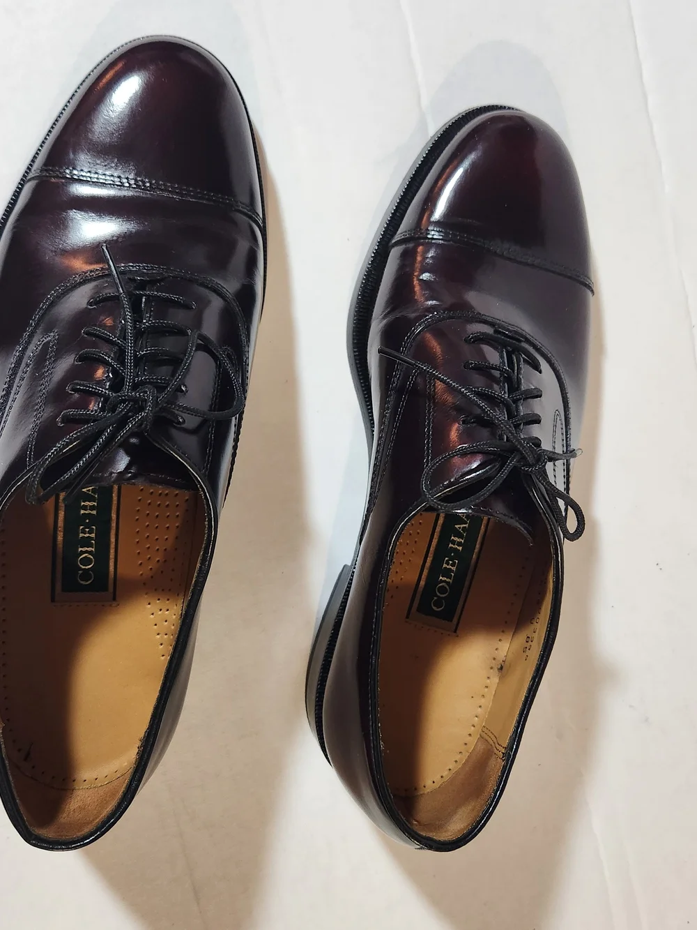 Cole Haan Men's Cap-Toe Oxford in Burgundy